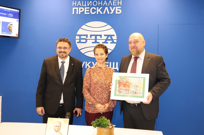 Българската телеграфна агенция откри пресклуб в румънската столица Букурещ